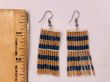 Load image into Gallery viewer, Taposa Earrings - Gold &amp; Pewter