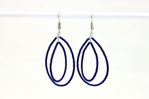 Teardrop Earrings - Royal Blue