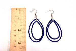 Teardrop Earrings - Royal Blue