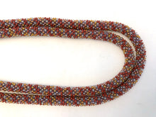 Load image into Gallery viewer, Knitted Rope Necklace - Copper &amp; Gold