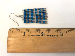 Taposa Earrings - Blue & Gray