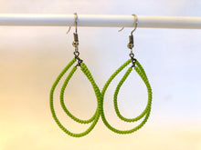 Load image into Gallery viewer, Teardrop Earrings - Spring Green