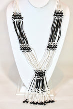 Load image into Gallery viewer, Murle Necklace - Black &amp; White