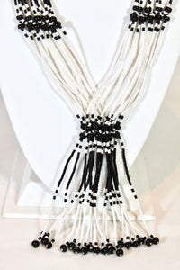 Murle Necklace - Black & White