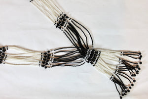 Murle Necklace - Black & White Pearl