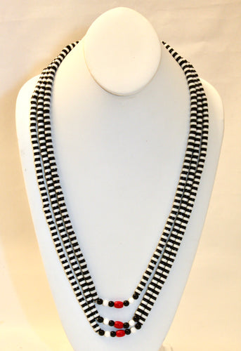 Dinka Triple Beaded Necklace