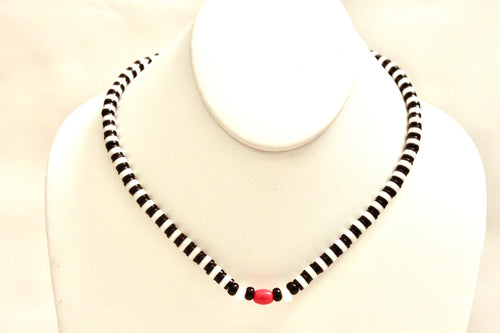 Dinka Single Strand Beaded Necklace