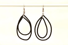 Load image into Gallery viewer, Teardrop Earrings - Black