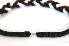 Load image into Gallery viewer, Hand in Hand Necklace - Black, White &amp; Copper