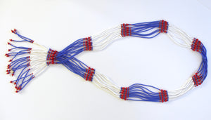 Murle Necklace - Red, White & Blue